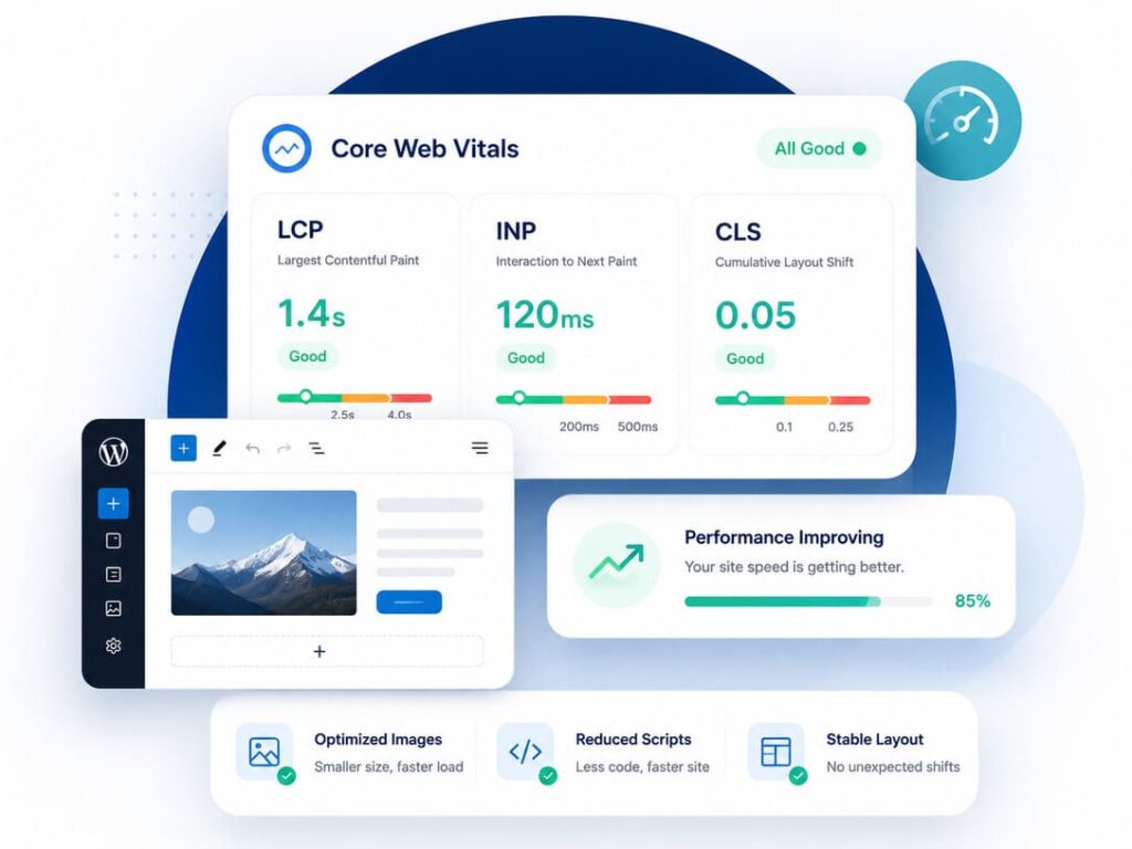 How to Improve Core Web Vitals in WordPress (LCP, INP & CLS)