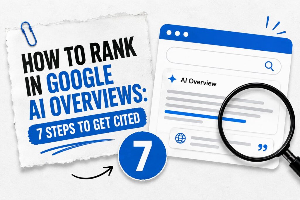 How to Rank in Google AI Overviews: 7 Steps to Get Cited