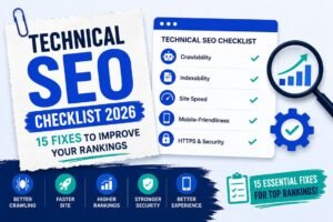Technical SEO Checklist 2026: 15 Fixes to Improve Your Rankings