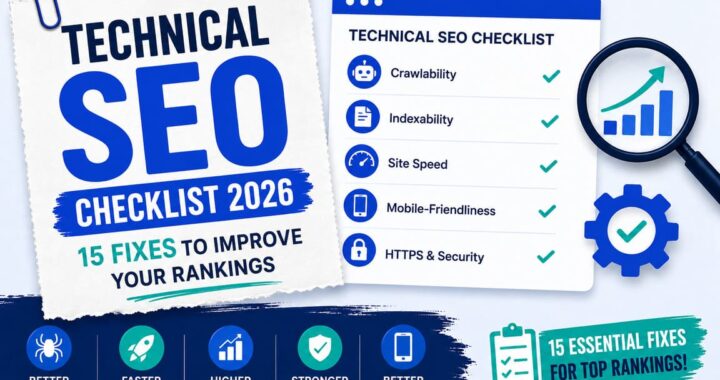 Technical SEO Checklist 2026: 15 Fixes to Improve Your Rankings