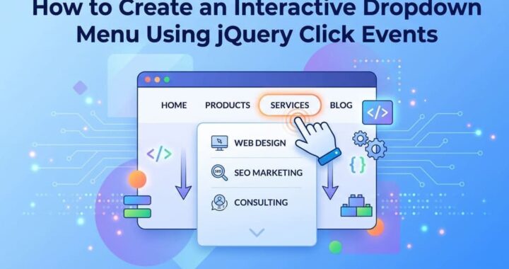 How to Create an Interactive Dropdown Menu Using jQuery Click Events
