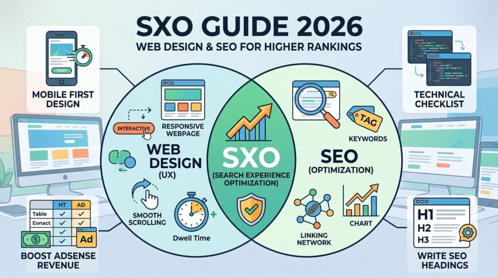 SXO in 2026 How to Combine Web Design and SEO to Boost Rankings