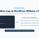 Add meta tags in WordPress without a plugin