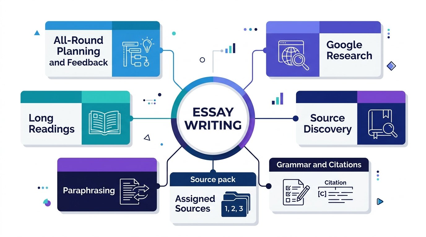 Best AI essay tools matched to research planning citations and editing
